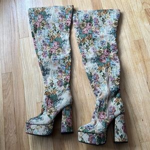 Dolls kill thigh high boots